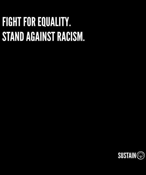 Stand Against Racism Shirt, Unisex, weiß 5