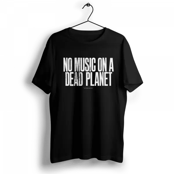 Music Declares Emergency | Anthony Burrill T-Shirt (Schwarz)