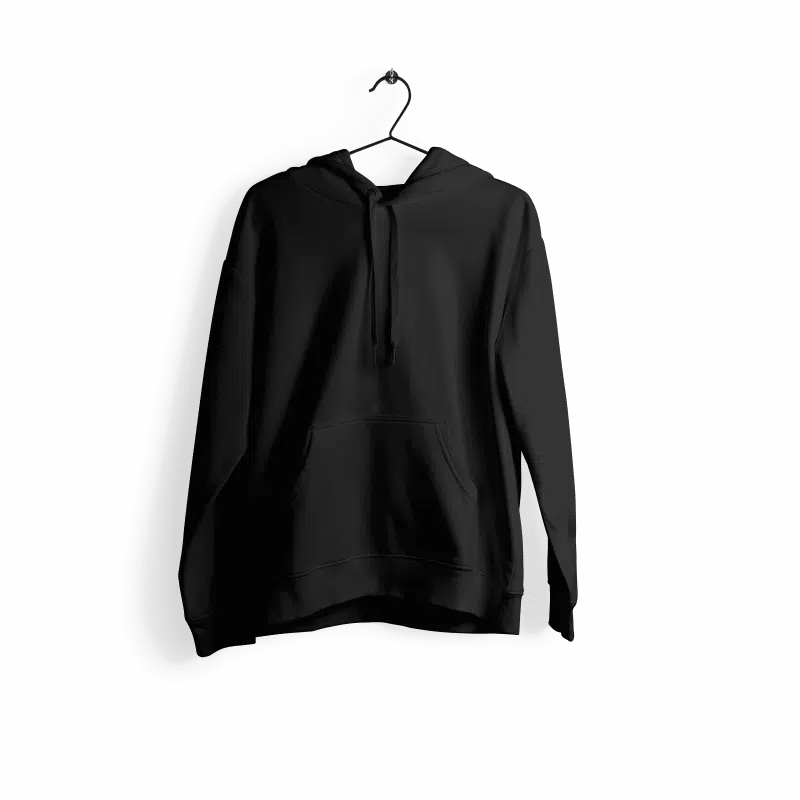 LISTENTOJULES | Hoody | Black with Backprint in Turquoise - Image 2