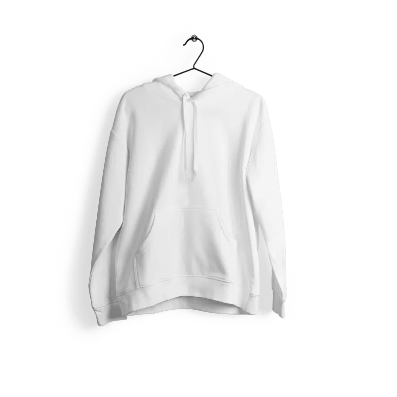 LISTENTOJULES | Hoody | White with backprint in purple - Image 2