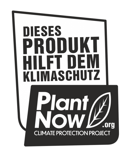 Dieses Produkt hilft dem Klimaschutz – www.plantnow.org