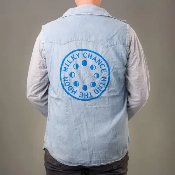 Milky Chance | 2nd Hand Merch Unisex Jeansweste | Einzelstück!