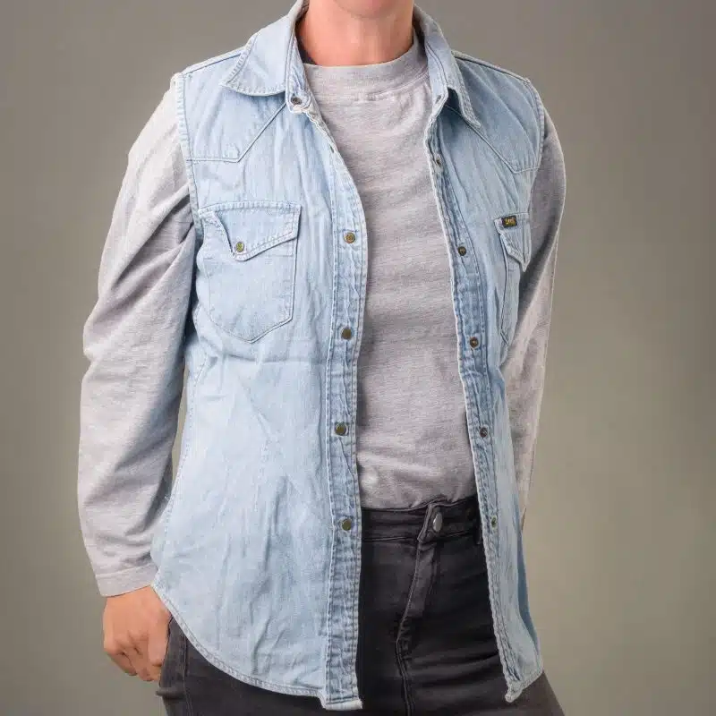 Milky Chance | 2nd Hand Merch Unisex Denim Vest | Unique Piece! - Image 2