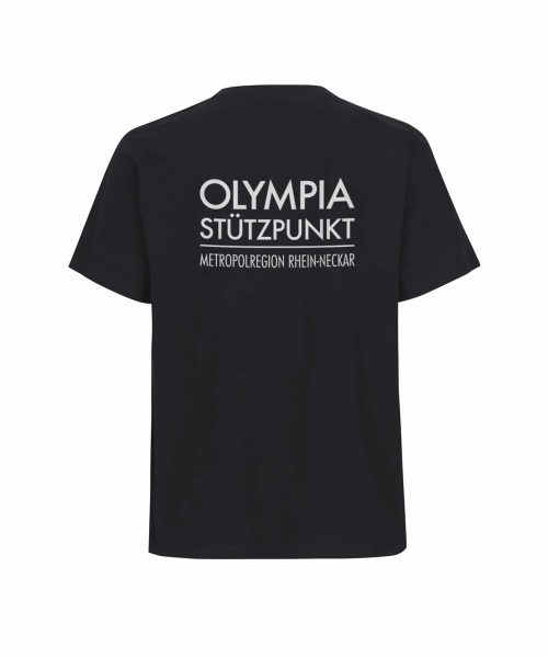 Olympiastützpunkt MRN | T-Shirt | Schwarz mit Front- und Backprint 3