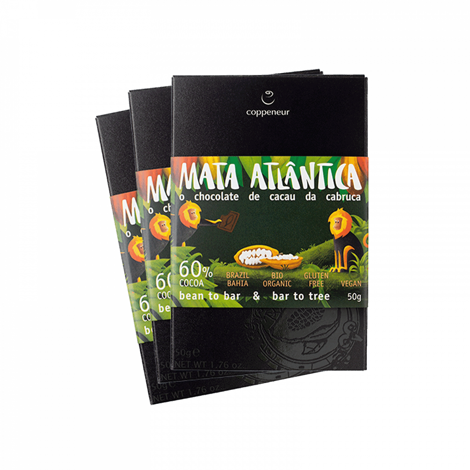 MATA ATLÂNTICA CHOCOLATE 3 Bars á 50g (special Editions) SUSTAIN