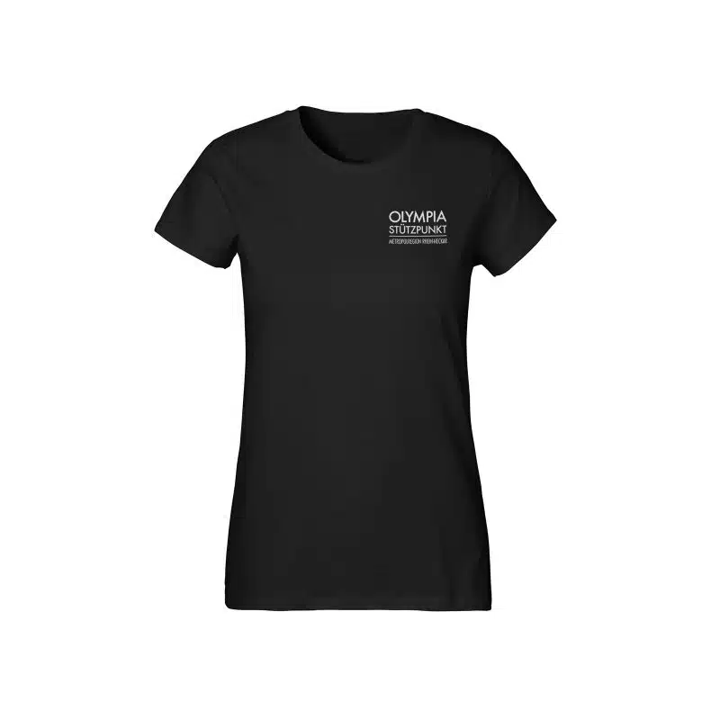 Olympiastützpunkt MRN | Ladies T-Shirt | Schwarz mit Front- und Backprint