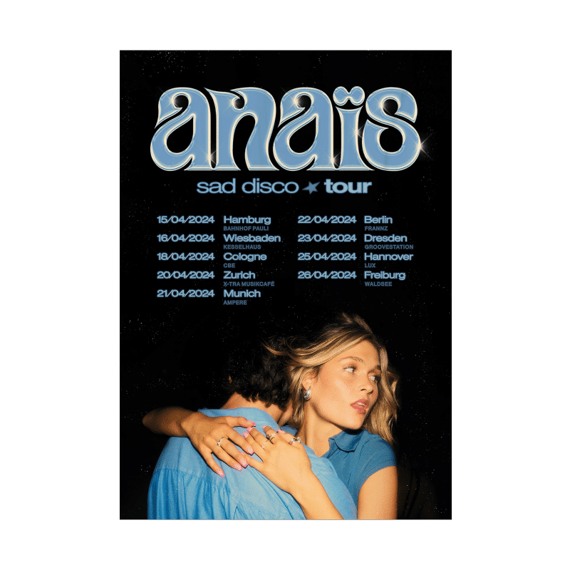 anaïs | Poster | Sad Disco Tour 1
