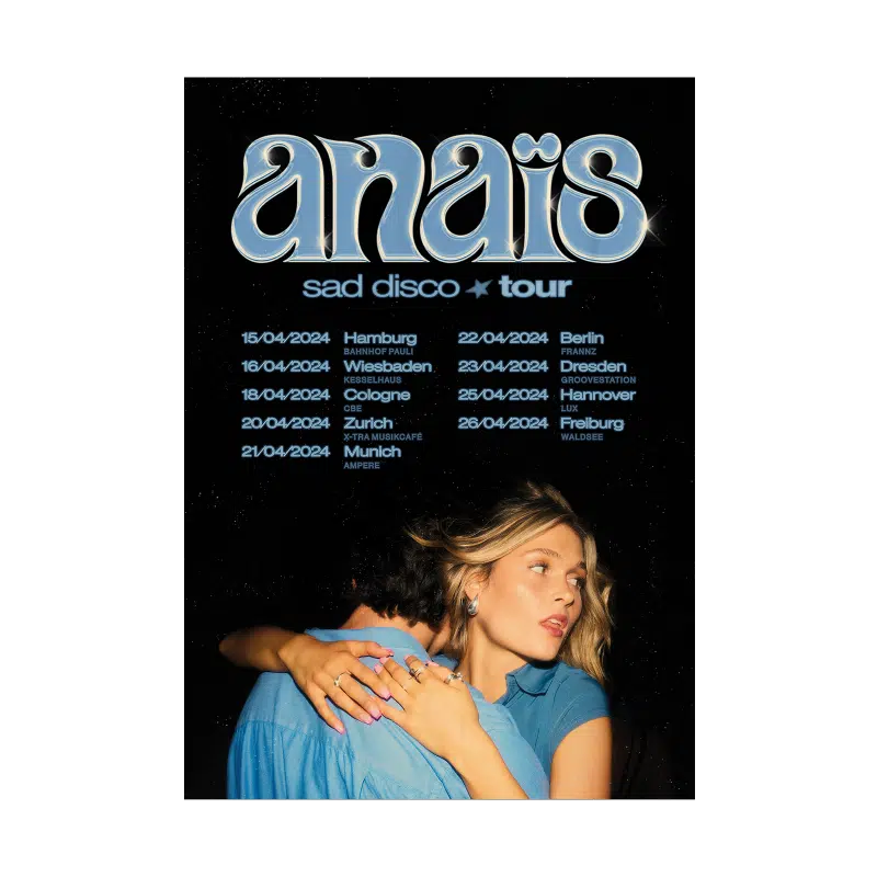 anaïs | Poster | Sad Disco Tour