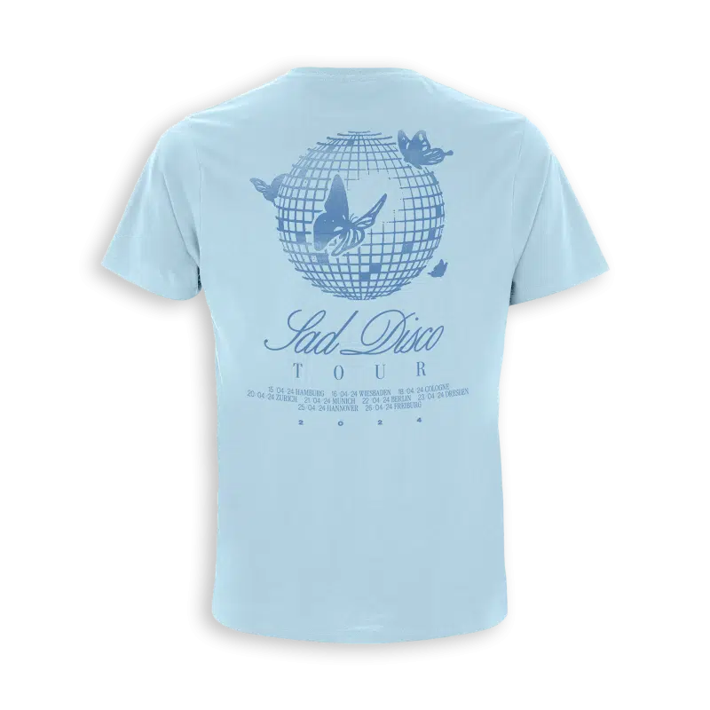 anaïs sad disco tour t-shirt back