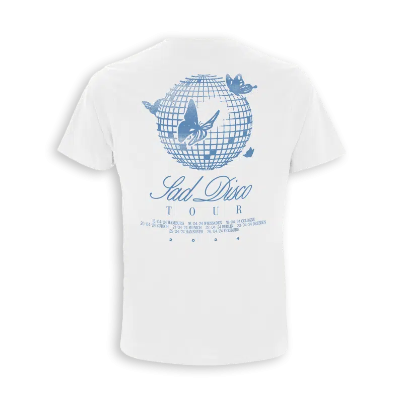 anaïs sad disco tour t-shirt back